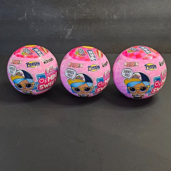 LOL Surprise Other - NIS Lot of 3 LOL Surprise Love's Mini Sweets Dolls with Candy 8 Surprises